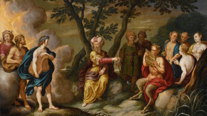 Dionysos, Midas, Silenos