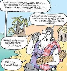 Tatil Meselesine Mizahi Yaklaşımlar, Tatil Karikatürleri