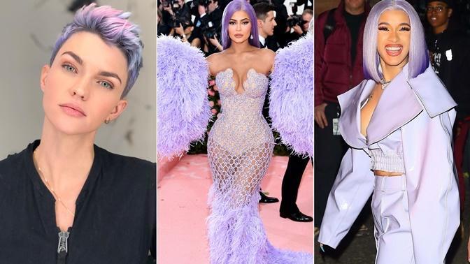 Cardi B Başlattı Kylie Jenner Devam Ettirdi: Lila Renginin Güzelliğini Saçlarında Denemek İsteyenlere 7 Ton Önerisi!