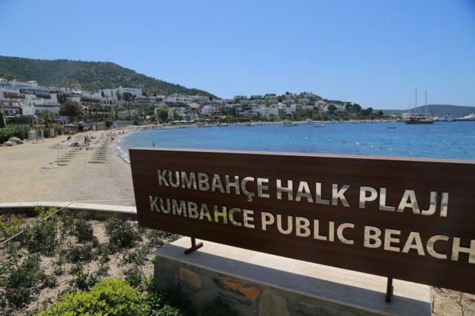 Bu Yaz Bodrum'daki Halk Plajlarında Plastik Şezlonglar Kullanılmayacak