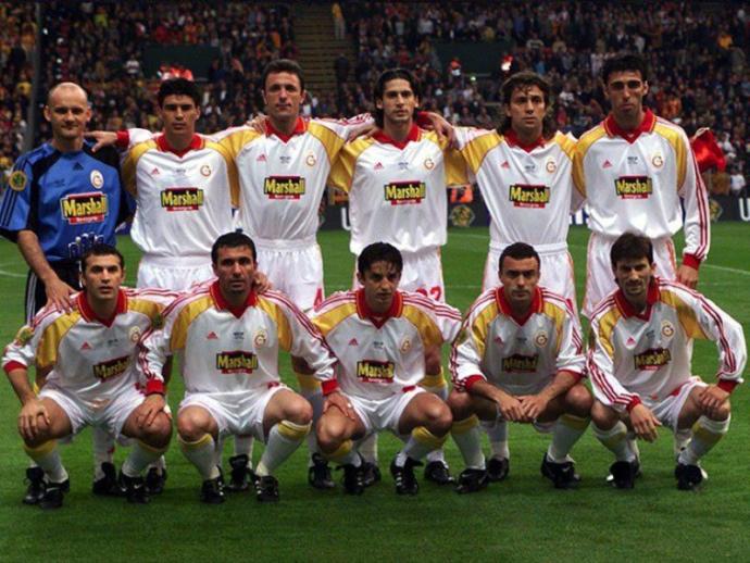 Taffarel - Capone - Popescu - Ümit - Bülent - Hakan - Okan - Hagi - Suat - Arif - Ergün