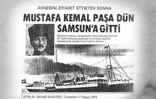 Millî Mücadele yanlısı bir gazetenin yaptığı haber.