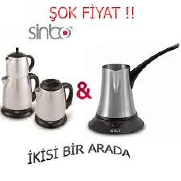 Sinbo Çay Makinesi ve Kahve Cezvesi