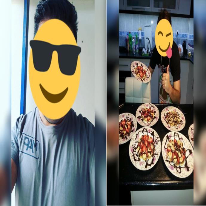 Gözlüklü benim maşallah bana :) Dile bak dile havalara bak Zlaooo :-D