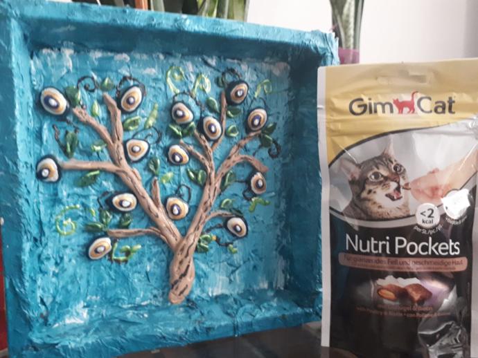Kediler İçin Tavuk Etli Gimcat Ödül Bisküvisi