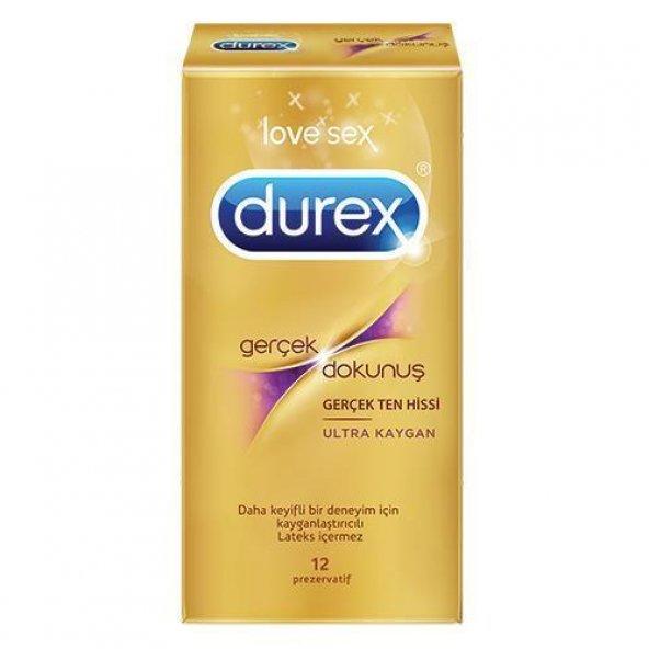 Durex Prezervatif Gerçek Dokunuş Ultra Kaygan