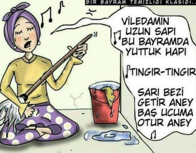 Annelerin Vazgeçilmezi, Genç Kızların Korkulu Rüyası: Dip Bucak Bayram Temizliği!