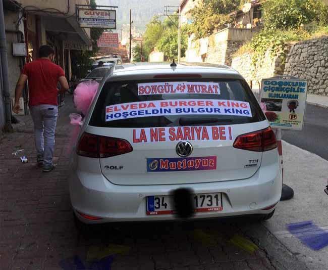 Mutluluğunu Gelin Arabalarına Yansıtan 12 Çılgın Damat