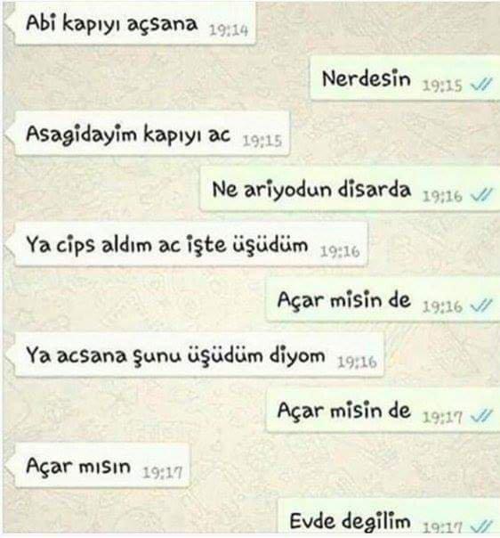 Efsaneleşmiş 20 Whatsapp Diyaloğu