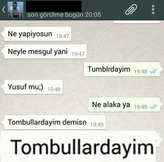 Efsaneleşmiş 20 Whatsapp Diyaloğu
