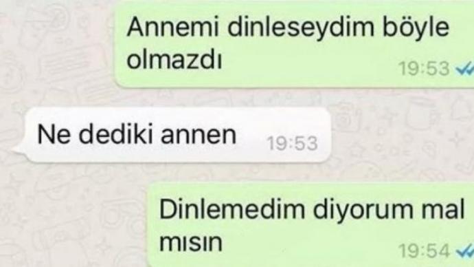 Efsaneleşmiş 20 Whatsapp Diyaloğu