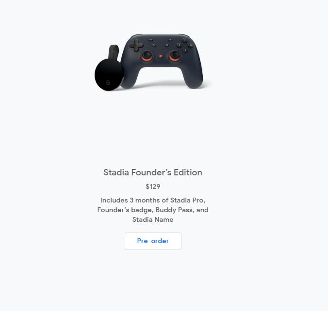 Google Stadia Founder's Edition Ön Siparişe Açıldı!