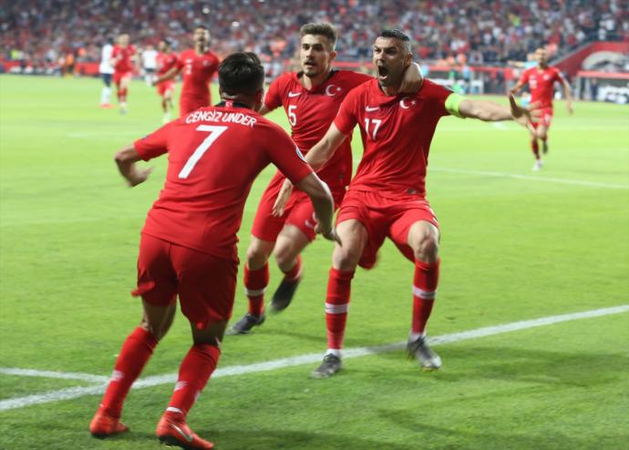 Cengiz Ünder Gol Sevinci