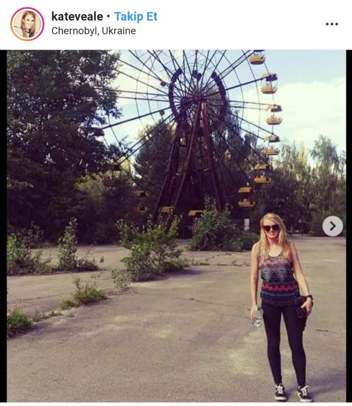 Instagram'ın Farklı Mekanlara Aç Bloggerlarının Chernobyl Temalı Pozları