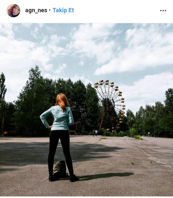 Instagram'ın Farklı Mekanlara Aç Bloggerlarının Chernobyl Temalı Pozları