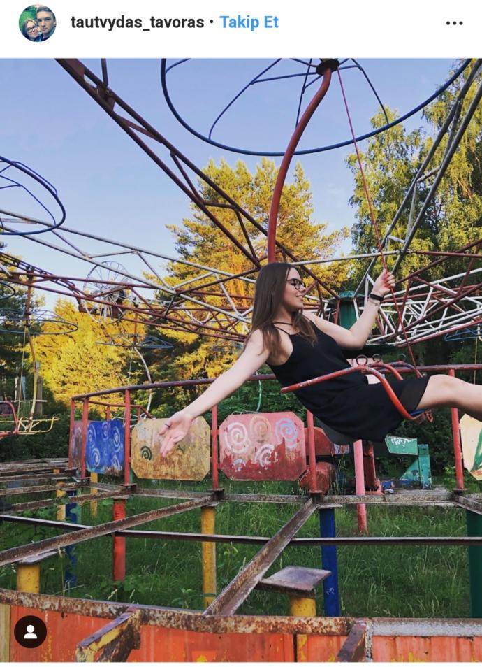 Instagram'ın Farklı Mekanlara Aç Bloggerlarının Chernobyl Temalı Pozları