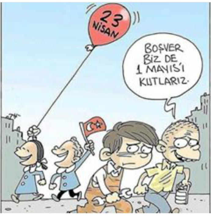 Çalışan Çocuk Meselesine Çizgisel Yaklaşım