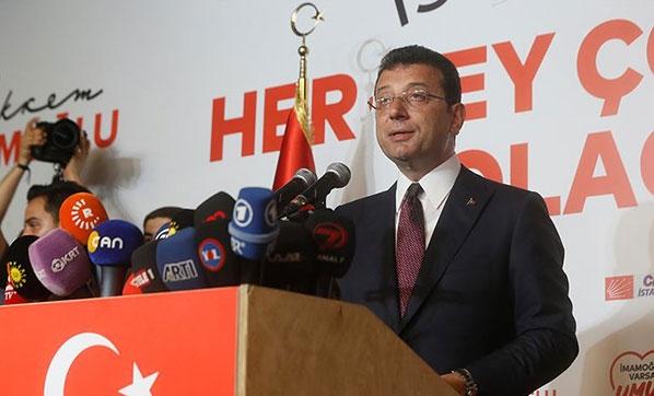 İBB Başkanı Ekrem İmamoğlu