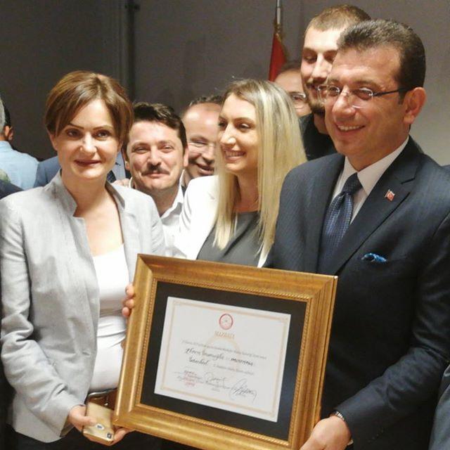 Başkan Ekrem İmamoğlu İkinci Kez Mazbatasını Aldı