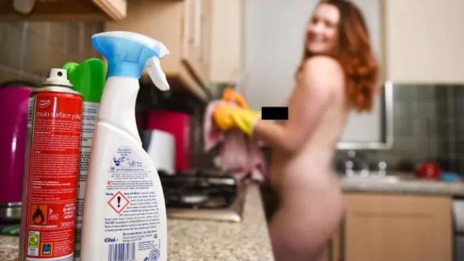 Erkeklerin Evlerini Tamamen Çıplak Olarak Saatliği 73 Dolara Temizleyen Kadın! (Foto Haber)