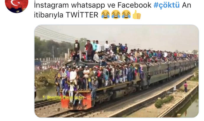 Facebook, WhatsApp ve Instagram'ın Çökmesiyle Twitter'a Doluşan Kullanıcıların; Birbirinden Eğlenceli Paylaşımları!