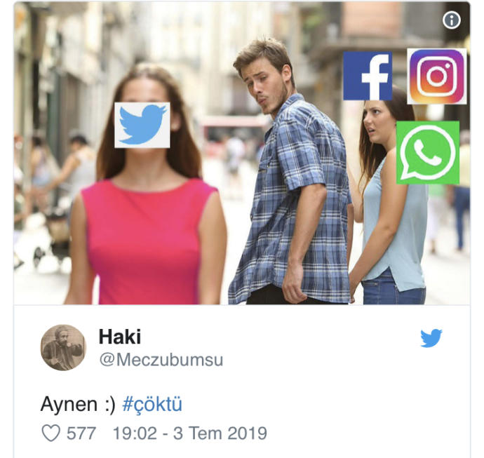 Facebook, WhatsApp ve Instagram'ın Çökmesiyle Twitter'a Doluşan Kullanıcıların; Birbirinden Eğlenceli Paylaşımları!