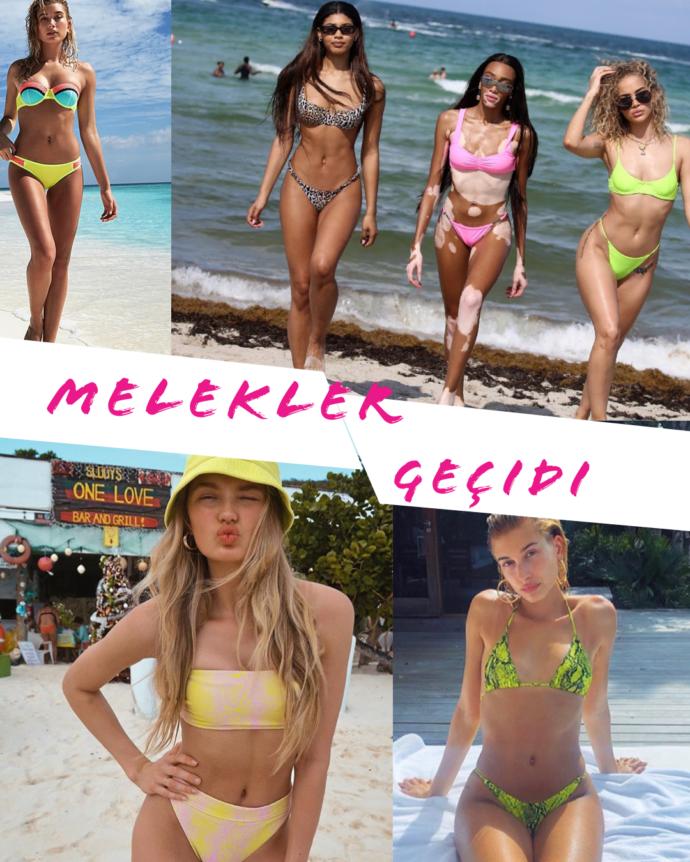 Bikinili Pozlarıyla Yazı Ateşe Veren Süper Modeller!