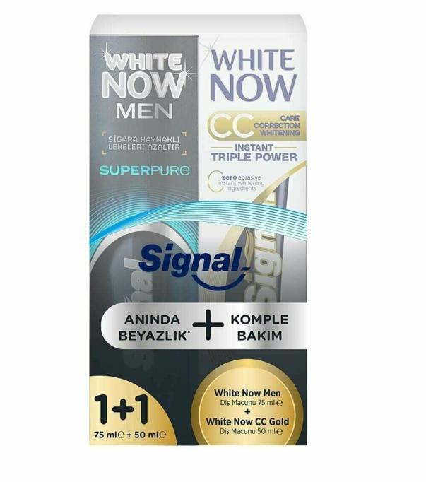 Signal Whıte Now Gold Macun 75Ml+ 50 ML Hediyeli