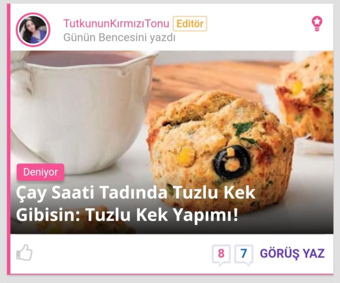 Çay Saati Tadında Tuzlu Kek Gibisin: Tuzlu Kek Yapımı!