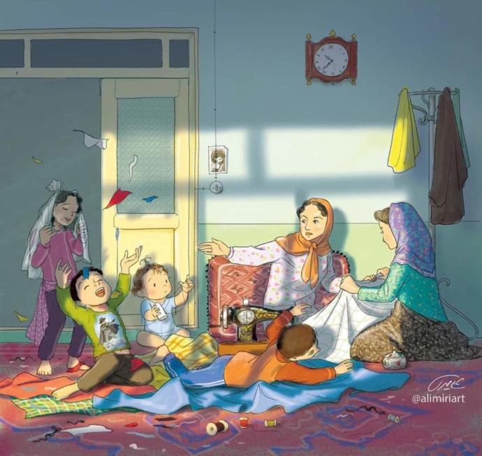 İranlı İllustratör Ali Miri'nin Bakınca