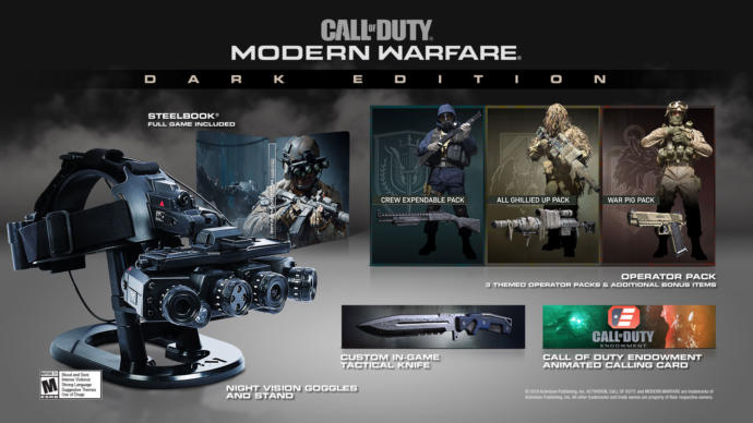 Call of Duty: Modern Warfare® Dark Edition Gamestop'ta Ön Siparişe Açıldı!