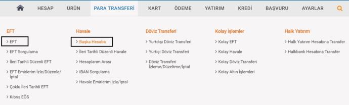 Transfer Sekmesi