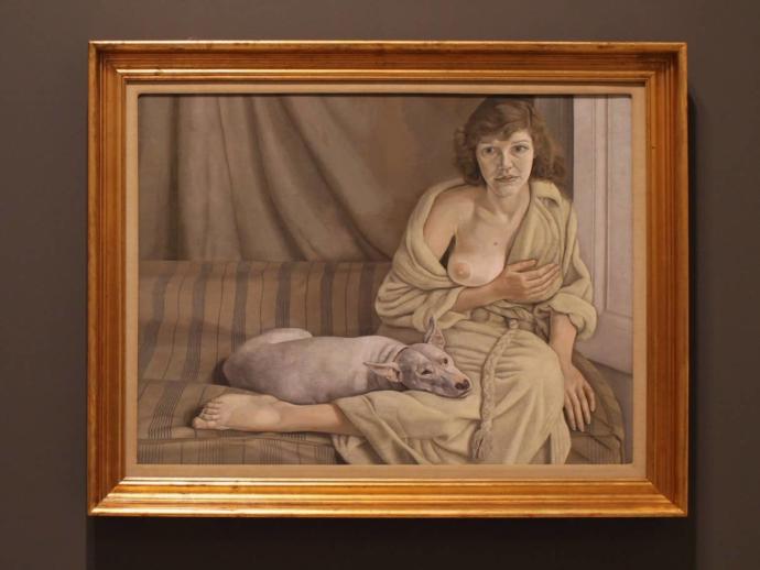 Girl with a White Dog