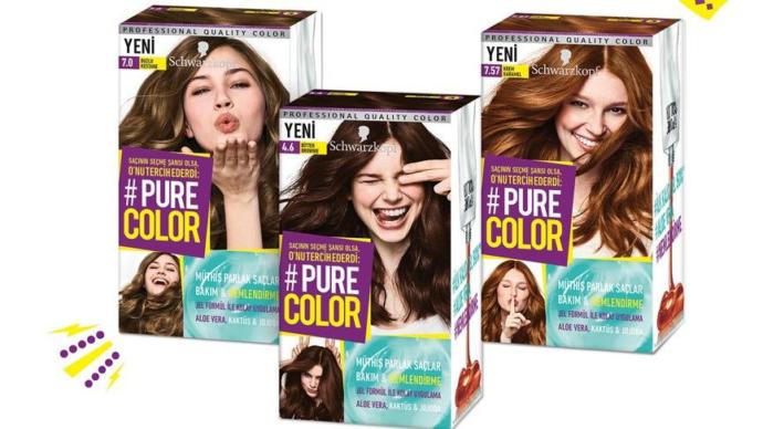 Schwarzkopf Pure Color Jel Saç Boyası- Buzlu Kestane