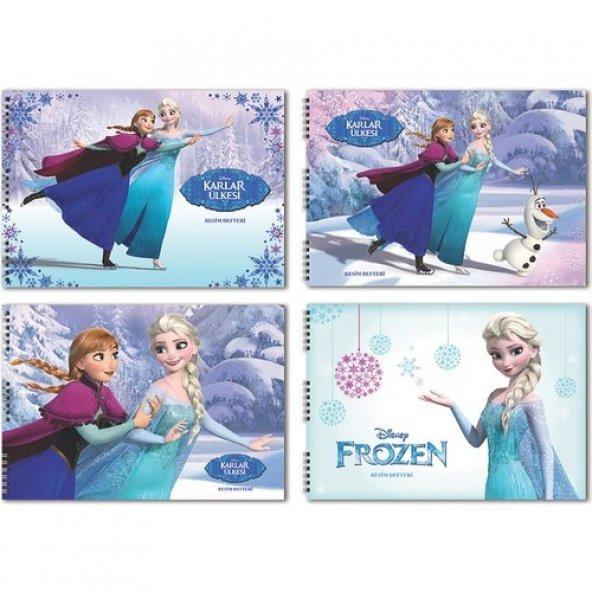 Frozen spiralli resim defteri