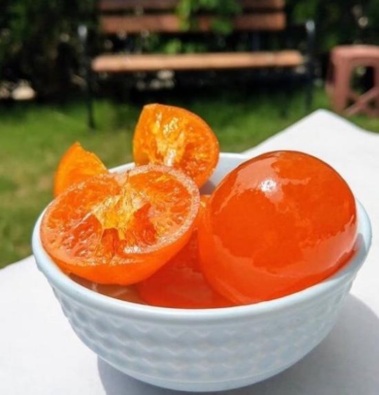 Vegan mandalina tatlısı