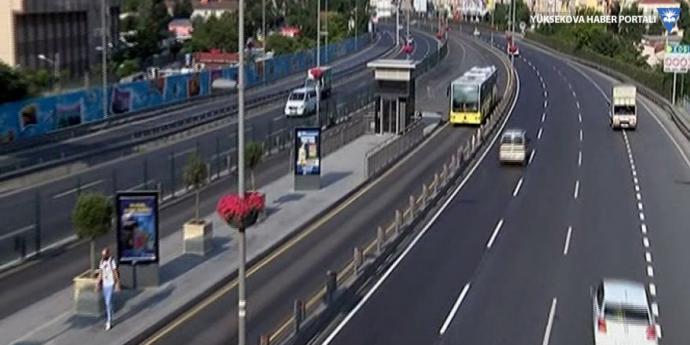 İstanbul'da Trafik Yoğunluğu Yüzde 30'un Altına İndi