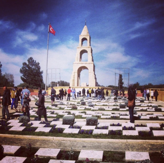 Çanakkale şehitliği