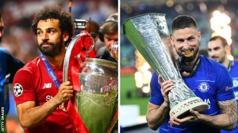 Mohamed Salah ve Olivier Giroud