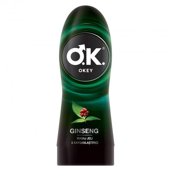 Okey Kayganlaştırıcı & Masaj Jeli Ginseng 200ml