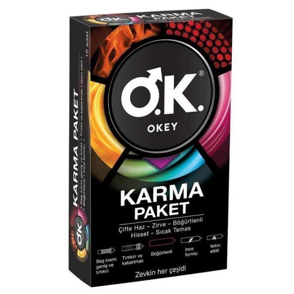 Okey Prezervatif Karma Paket 10lu