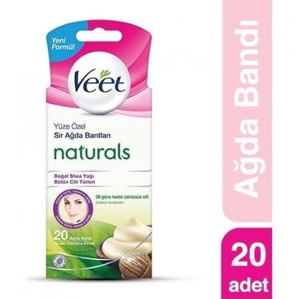 Veet Ağda Bandı (Naturals Shea Yağı) 20li