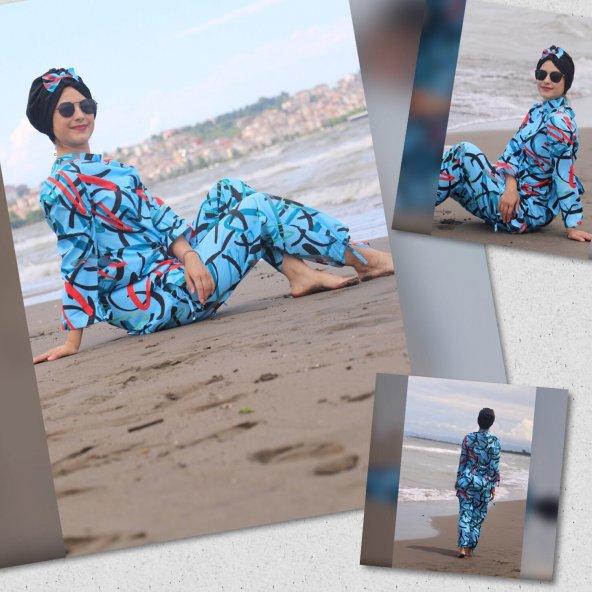 Bebe Mavi Ton Bayan Haşema