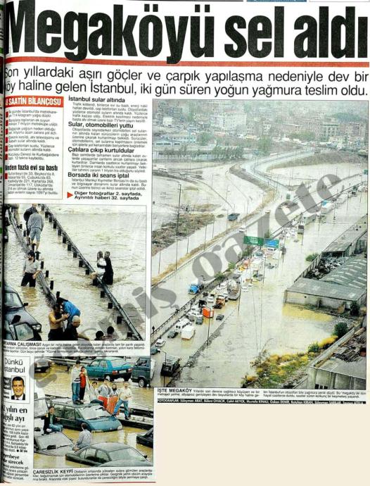 1995'teki sel felaketi.