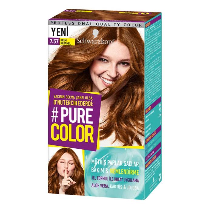 Pure Color 7-57 Krem Karamel + göz bandı