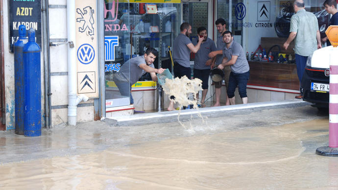 İstanbul'da Sağanak Etkisini Gösteriyor!