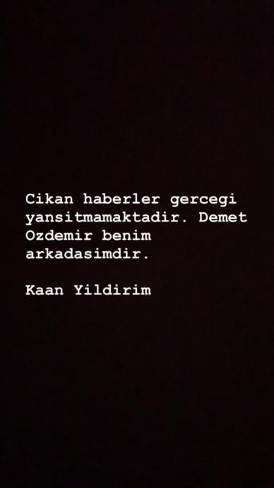 Demet Özdemir Kaan Yıldırım ile Aşk Mı Yaşıyor? Özdemir ve Yıldırım Açıklama Yaptı!
