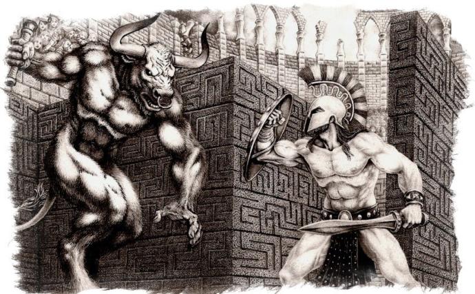 Theseus and Minoatur