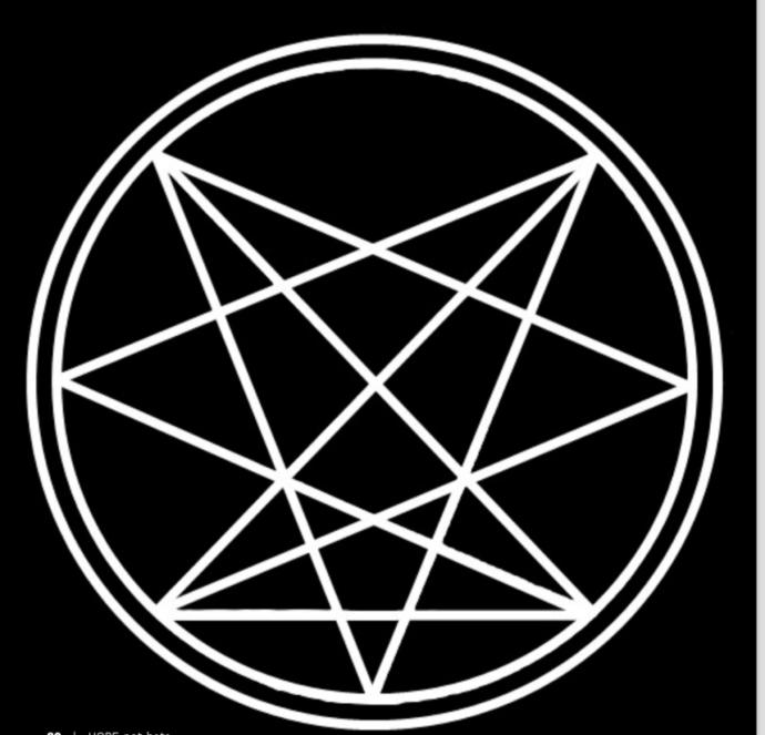 Dokuz Açılar Satanizmi'nin simgesi