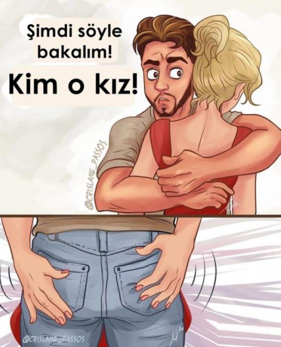 Aynı Evi Paylaşan Sevgililerin Yaşadığı Eğlenceli Anların Anlatıldığı Harika Çizimler!
